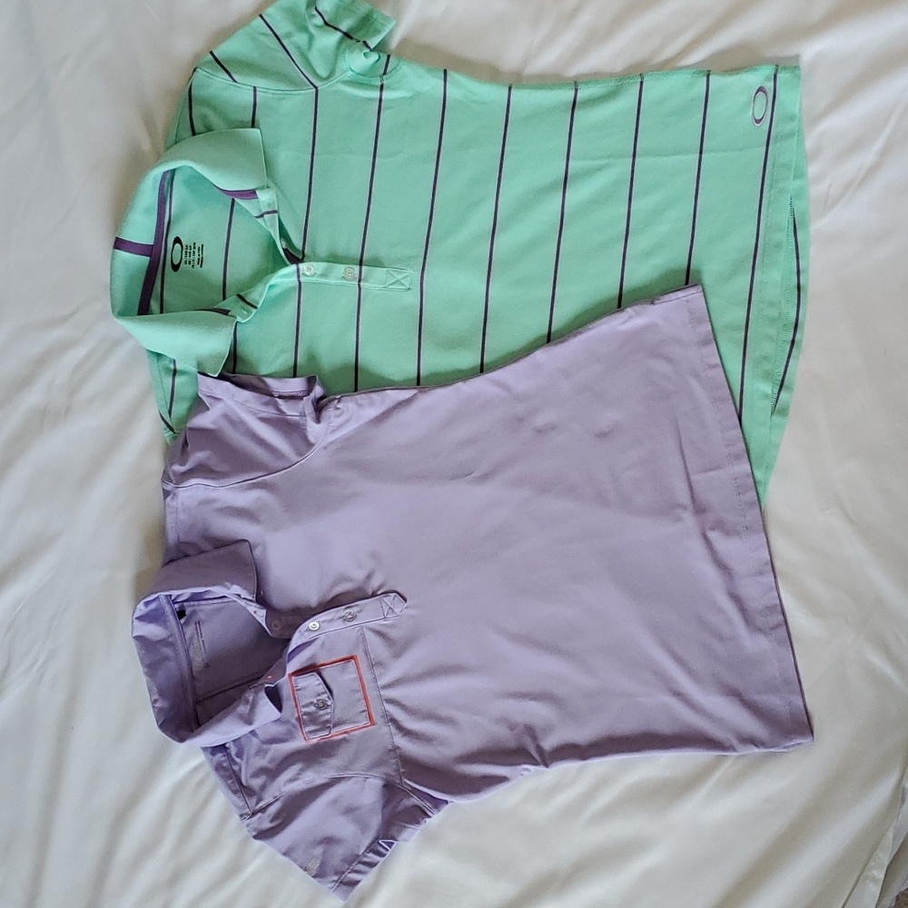 Oakley and Ping womens polos in small
